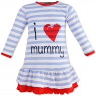 Трикотажное платье для малышки "I Love Mummy"