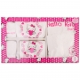 Подарочный набор для новорожденного на 7 предметов "Hello Kitty"