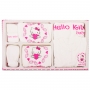Подарочный набор для новорожденного на 7 предметов "Hello Kitty"