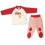 Кофточка и штанишки для новорожденного "Приветливый Енот"